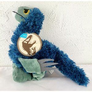 NEW BarkBox Jurassic World Therizinosaurus Blue Dinosaur L Size Dog Toy Bark Box